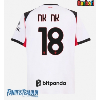 AC Milan Christopher Nkunku #18 Tricou Fotbal Replică 2025-26 Barbati Deplasare